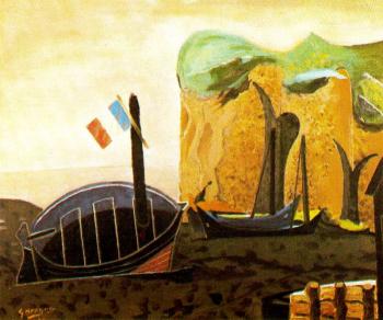 Georges Braque : The boat of the flag